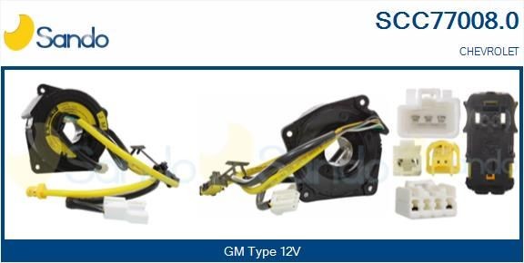 SANDO Vinutá prużina, Airbag SCC77008.0 SANDO SCC77008.0 Spínač stieračov Chevrolet Aveo T250 lacné
