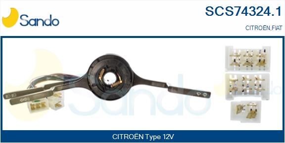 SANDO Comutador na coluna de direcção SCS74324.1 Comutador na coluna de direcção SANDO Citroën C5 SCS74324.1