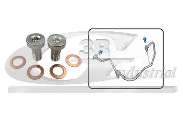 3RG Eļļas cauruļvads, Kompresors 19000 19000 Eļļas cauruļvads kompresors VOLVO S40 3RG