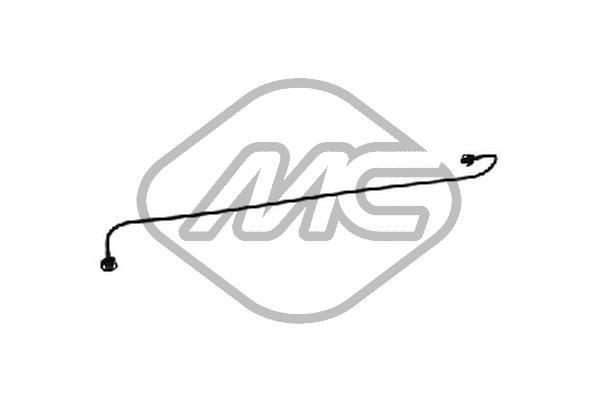 Metalcaucho Oppvarmingsslange 92782 Varmeregister CHEVROLET Metalcaucho 92782