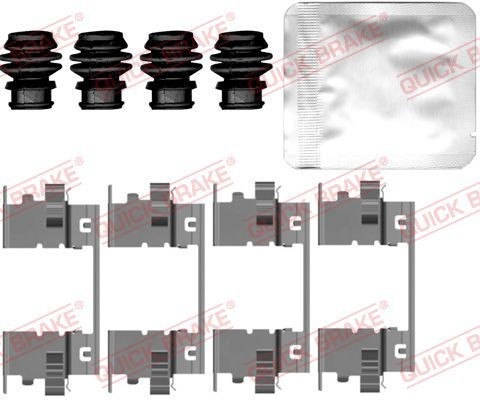 QUICK BRAKE Zubehörsatz, Scheibenbremsbelag 109-0148 Zubehörsatz, Bremsbelag QUICK BRAKE Honda CR-Z 109-0148