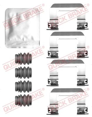 QUICK BRAKE Monteringssett, bremseklosser 109-0149 Tibehørsett, skivebremse belegg QUICK BRAKE Volvo XC70 109-0149