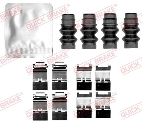 QUICK BRAKE Monteringssett, bremseklosser 109-0152 QUICK BRAKE 109-0152 Tibehørsett, skivebremse belegg Ranger Mk3 originale pris