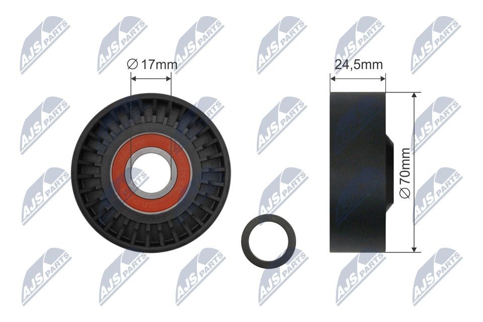 NTY Τροχαλία παρέκκλισης, ιμάντας RNK-BM-029 NTY RNK-BM-029 γνήσια Τροχαλία παρέκκλισης, ιμάντας BMW Z4 E89 κόστος