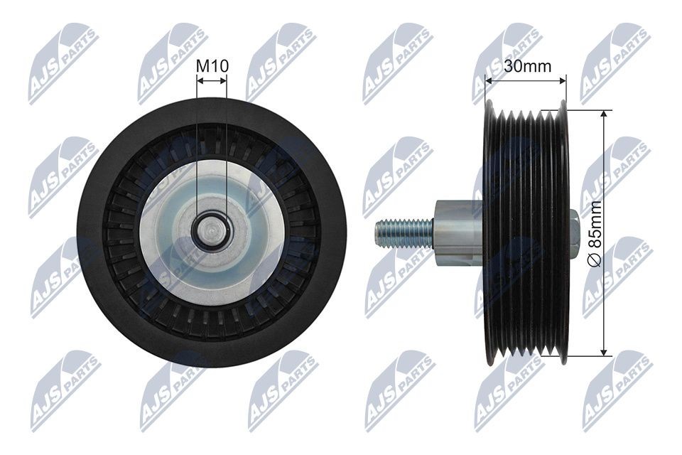 NTY Geleide rol / omdraairol v-snaar RNK-FR-045 Geleide rol / omdraairol v-snaar NTY MITSUBISHI RNK-FR-045