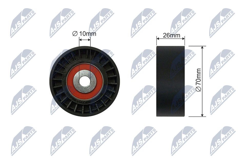 NTY Spannrolle, Keilrippenriemen RNK-FR-058 RNK-FR-058 NTY Spannrolle Jaguar F Type Cabrio Kosten