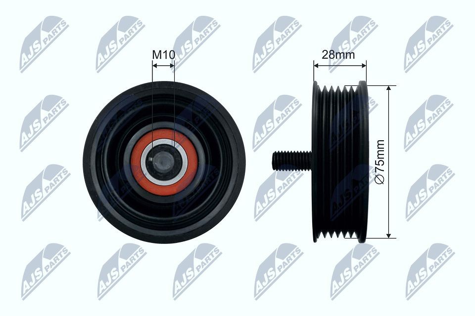 NTY Galoppino / Guidacinghia, Cinghia trapezoidale RNK-LR-012 RNK-LR-012 costo Galoppino / guidacinghia, cinghia trapezoidale NTY ALFA ROMEO 156