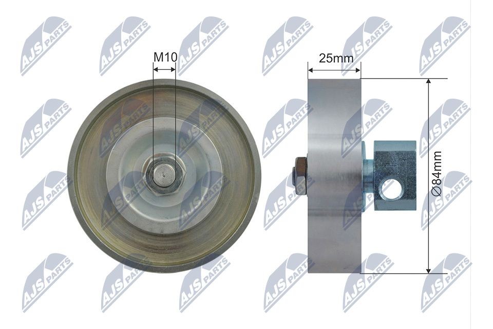 NTY Poulie, tendeur de courroie d'accessoire RNK-NS-042 RNK-NS-042 Poulie de courroie d'accessoire SUBARU OUTBACK NTY