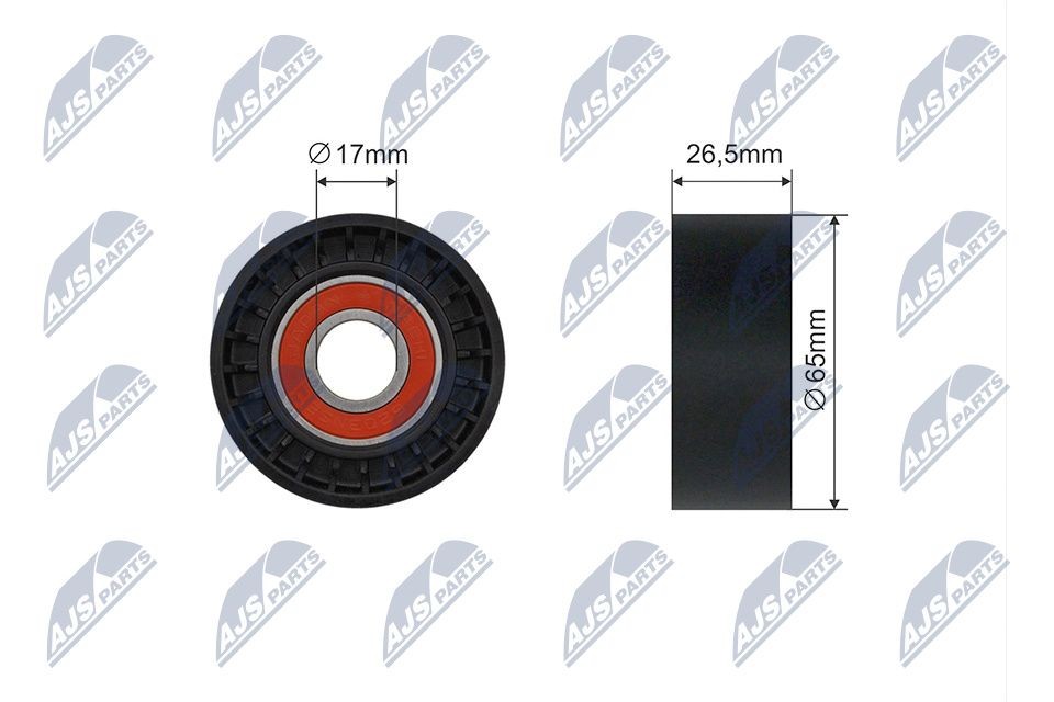 NTY Spännrulle, aggregatrem RNK-VV-011 RNK-VV-011 NTY spännrulle drivrem SUBARU OUTBACK