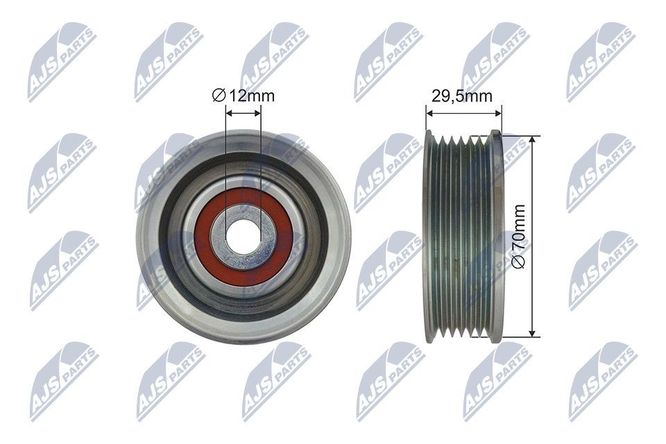 NTY Geleiderol / omdraairol v-snaren RRK-TY-007 NTY RRK-TY-007 originele Geleiderol Lexus LS UCF10 kosten