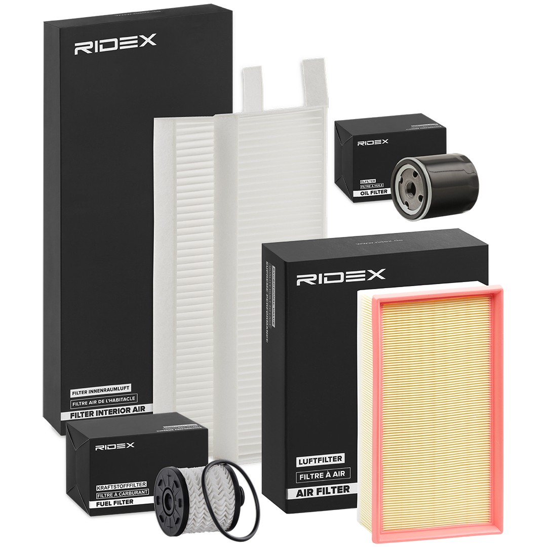 RIDEX Filtersats 4055F34751 4055F34751 RIDEX servicekit och filtersats Toyota URBAN CRUISER