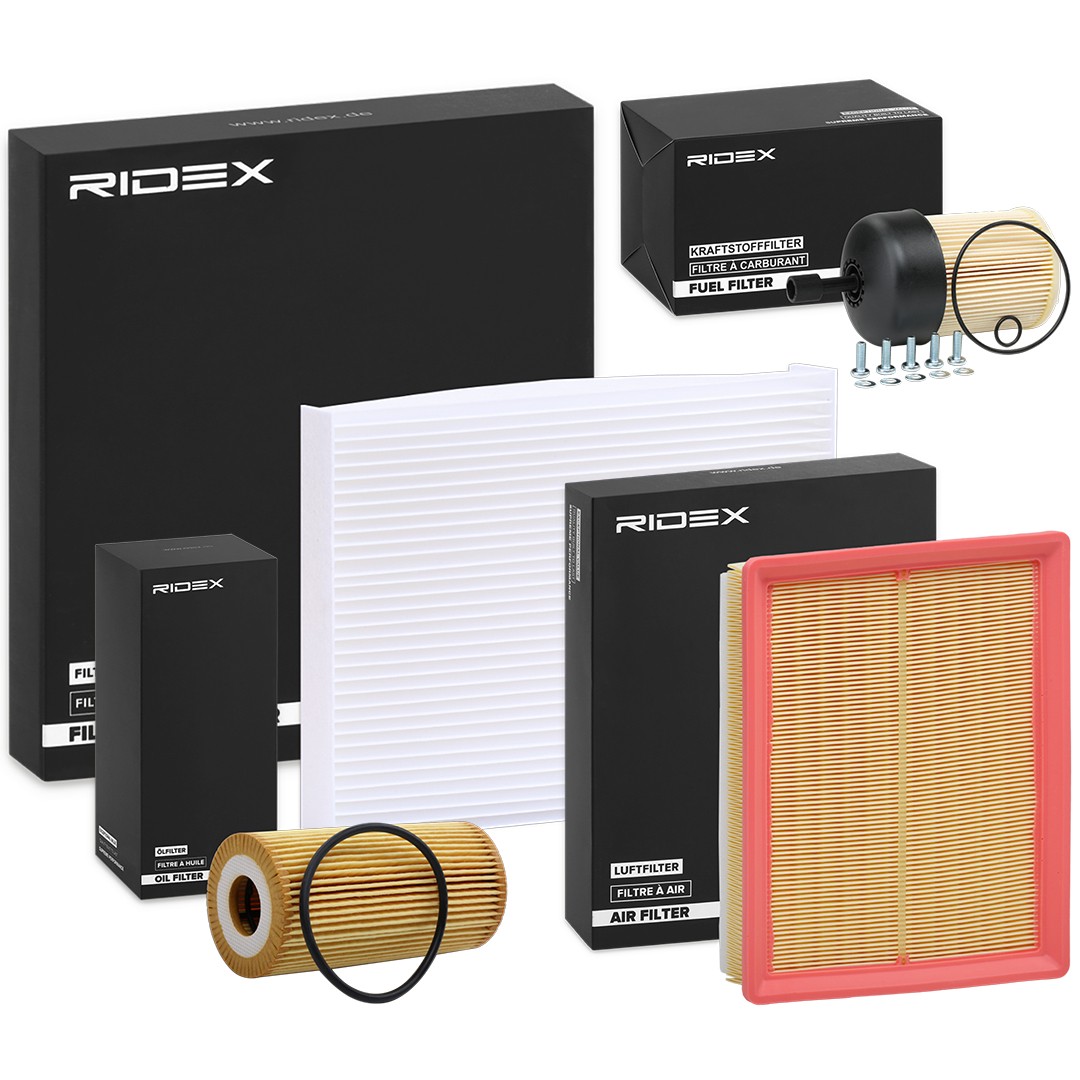RIDEX Kit de filtros 4055F34752 4055F34752 Elemento de filtro RIDEX FIAT PUNTO
