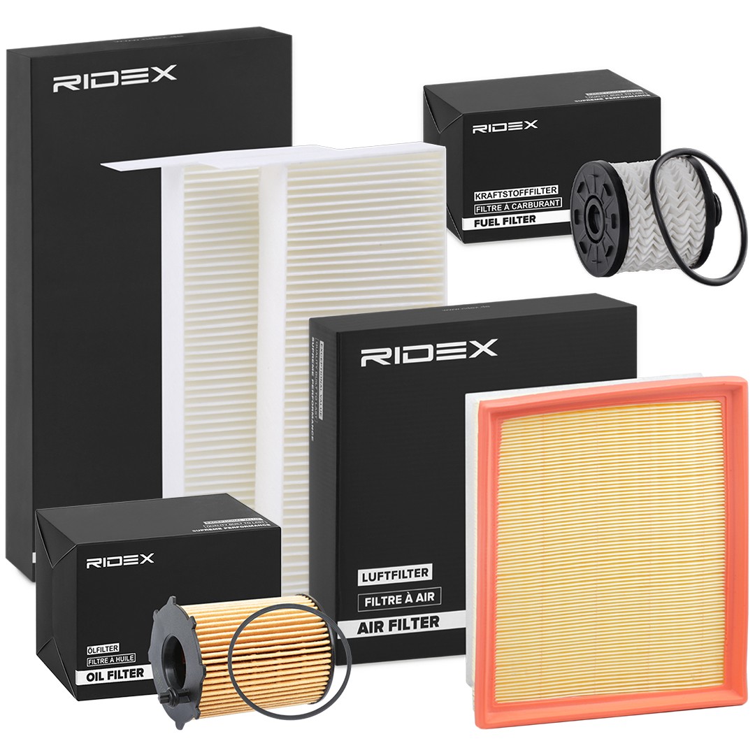 RIDEX Filtersats 4055F34753 4055F34753 RIDEX servicekit och filtersats Toyota URBAN CRUISER