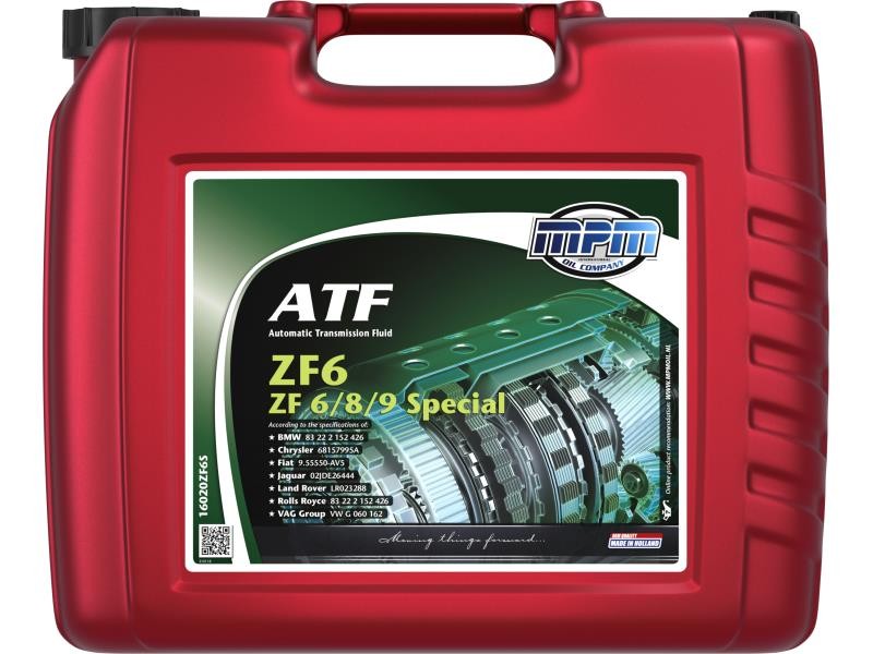 MPM Olej do automatickej prevodovky 16020ZF6S Olej do automatickej prevodovky MPM Dacia DUSTER ATF, ZF6/8/9 Special 16020ZF6S