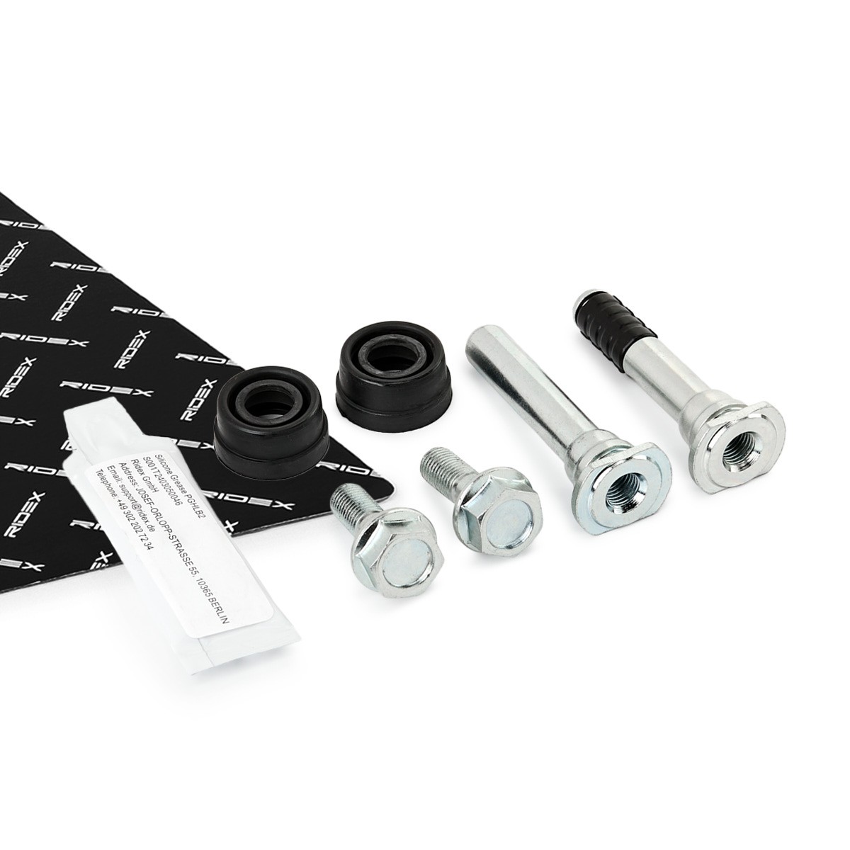 RIDEX Sada vodiacich puzdier brzdového strmeňa 1165G0206 1165G0206 Vodiaci čap brzdového strmeňa RIDEX KIA CARENS