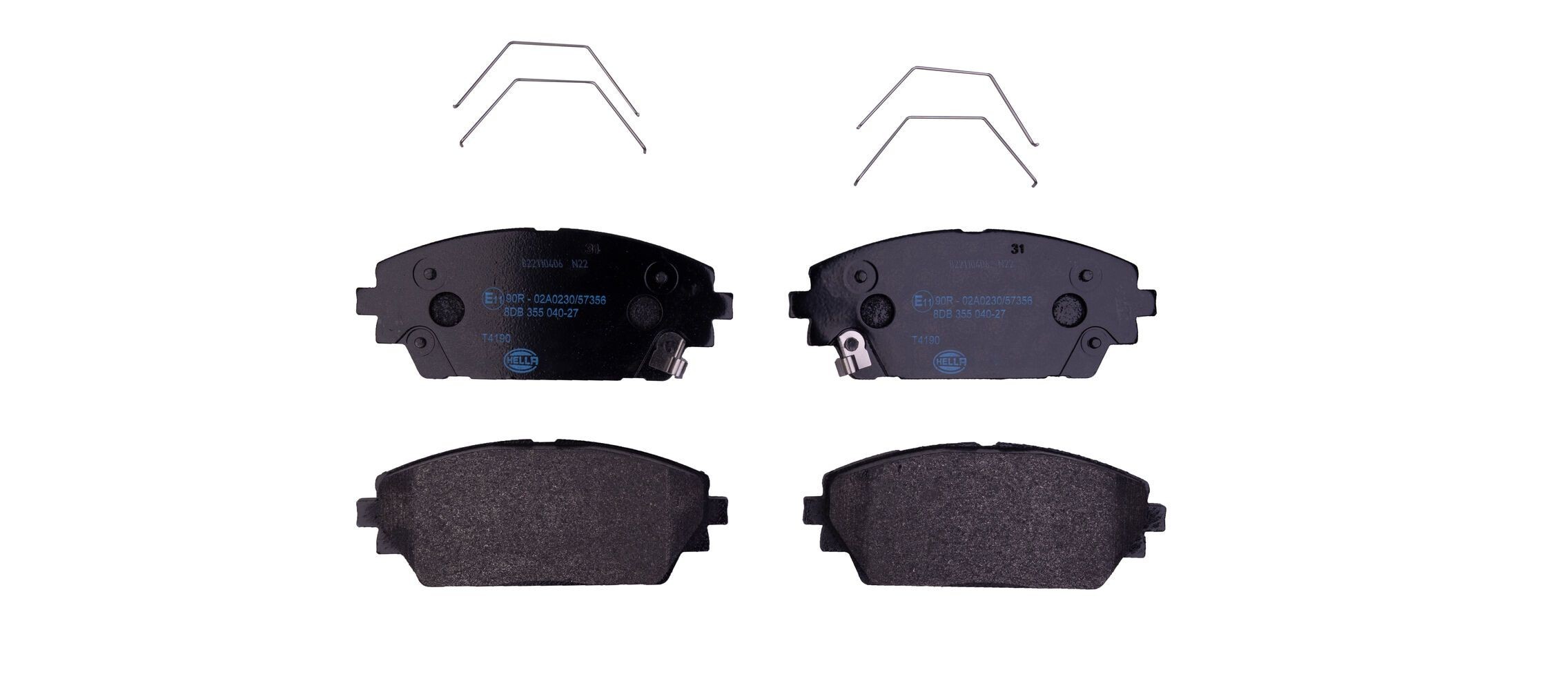 HELLA Bremseklosser 8DB 355 040-271 Bremseklosser HELLA MX-5 8DB 355 040-271 billige