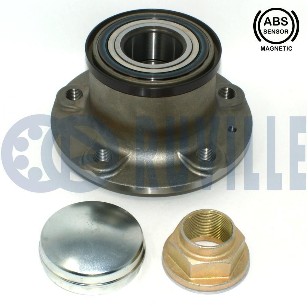 RUVILLE Σετ ρουλεμάν τροχών 221240 Ρουλεμάν τροχού RUVILLE Fiat GRANDE PUNTO 221240