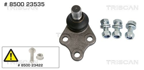 TRISCAN Bærekugle 8500 23535 Bærekugle TRISCAN Mercedes-Benz V-klasse 8500 23535