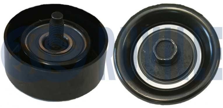 RUVILLE Galet enrouleur de courroie d'accessoire 542370 Poulie renvoi transmission courroie trapézoïdale à nervures RUVILLE CERATO 542370 pas cher