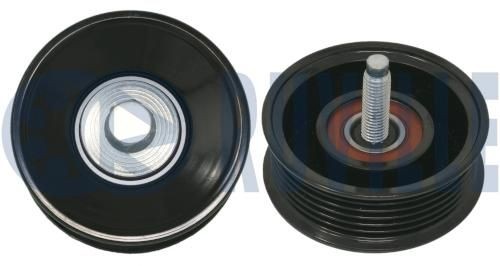 RUVILLE Deflection / Guide Pulley, v-ribbed belt 542909 542909 RUVILLE guide pulley for FORD USA FOCUS