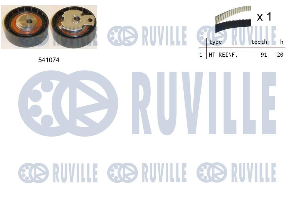 RUVILLE Spanrol, distributieriem 550001 550001 Spanrol, tandriem FORD TRANSIT CUSTOM RUVILLE