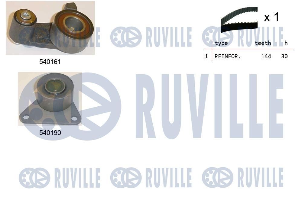 RUVILLE Timing belt kit 550091 550091 RUVILLE cam belt for VOLVO XC90