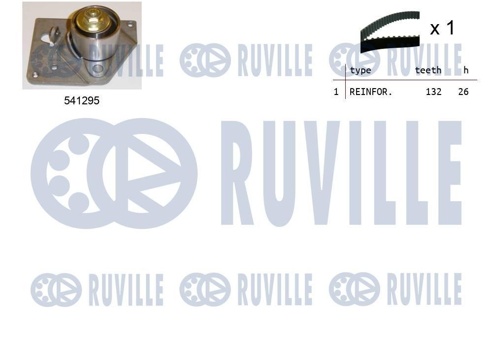 RUVILLE Timing belt kit 550113 550113 RUVILLE cam belt for VOLVO XC90