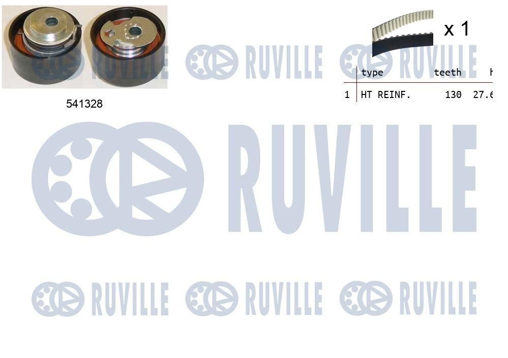 RUVILLE Distributieriem set 550117 550117 Distributieriem RUVILLE FORD GALAXY