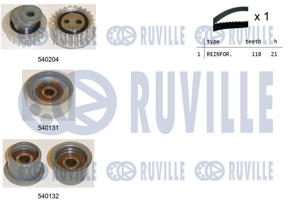 RUVILLE Registerreimsett 550130 Registerreim RUVILLE BMW 550130