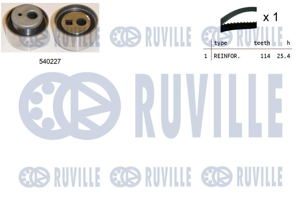 RUVILLE Distributieriem set 550218 Peugeot 807 Tandriemset RUVILLE 550218