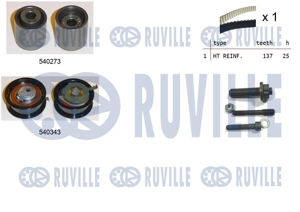 RUVILLE Kamremssats 550226 550226 RUVILLE Kamrem Volkswagen