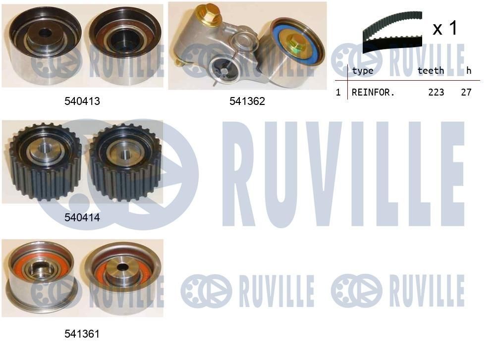 Distributieriem set RUVILLE 550313 RUVILLE 550313: Tandriemset Subaru OUTBACK 2023