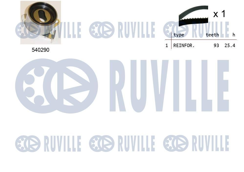 Zahnriemensatz RUVILLE 550354 550354 RUVILLE Zahnriemen CHARADE 2000 original