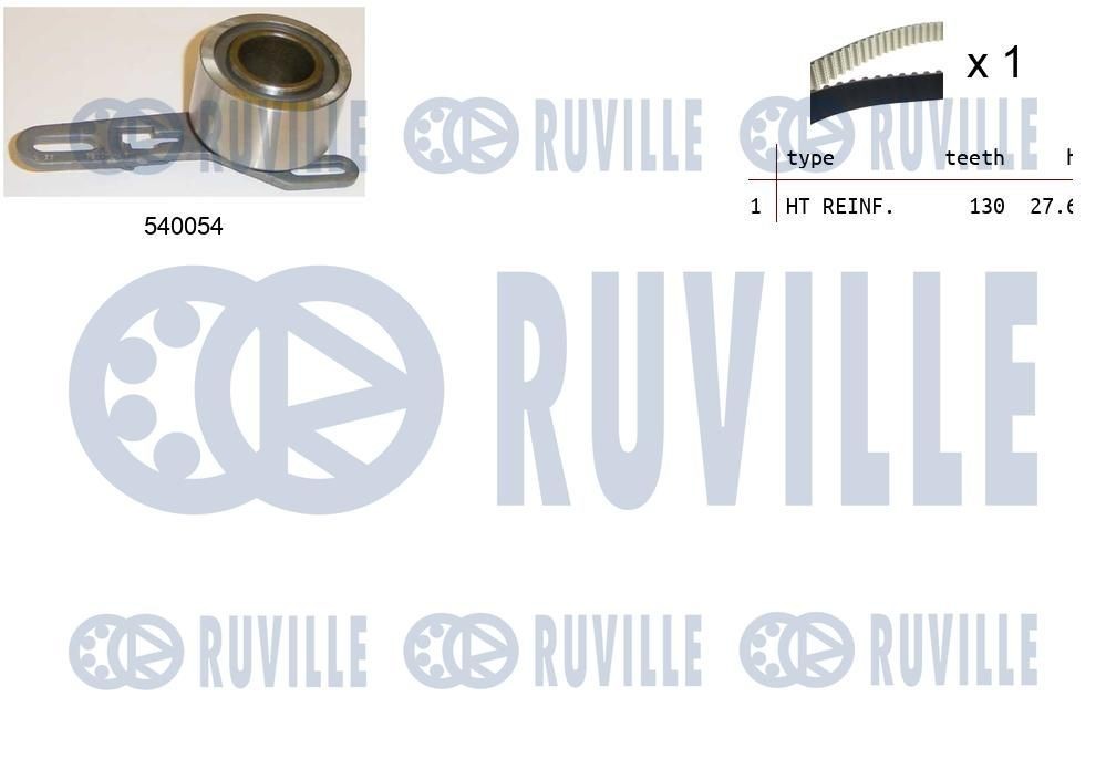 RUVILLE Kit de distribution 550371 Ford ECOSPORT Courroie moteur RUVILLE 550371
