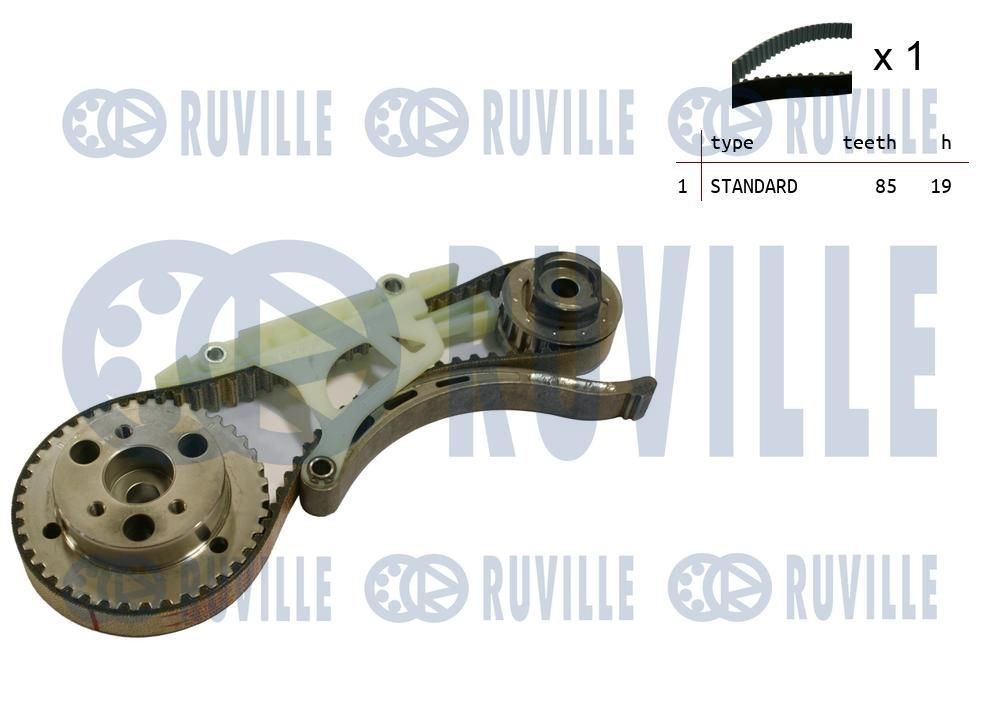 RUVILLE Jogo de correias dentadas 550390 Correia de distribuição FORD RUVILLE 550390