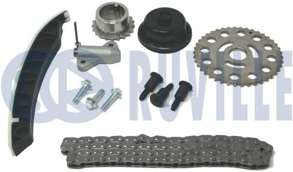 RUVILLE Sada rozvodovej reťaze 580195 580195 Riadiaca retaz OPEL CALIBRA A RUVILLE