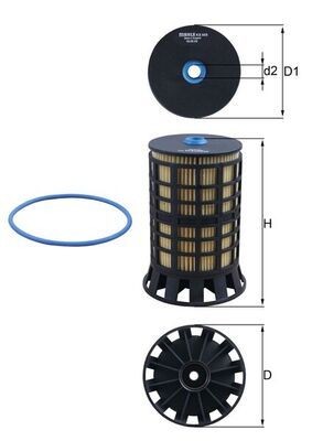 KNECHT Fuel filter KX 606D KX 606D KNECHT fuel filters for MG