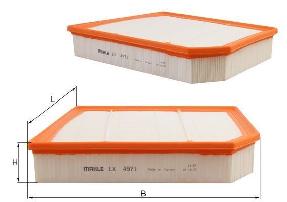 KNECHT Air filter LX 4971 BMW 7 Series KNECHT air filter LX4971