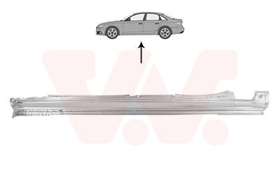 VAN WEZEL Chapa da embaladeira 0326103 VAN WEZEL 0326103 originais Soleira da porta Audi Q2 custo