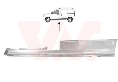 VAN WEZEL Prah dverí 1528101 Kryty prahov Dacia LS_ 1528101 VAN WEZEL