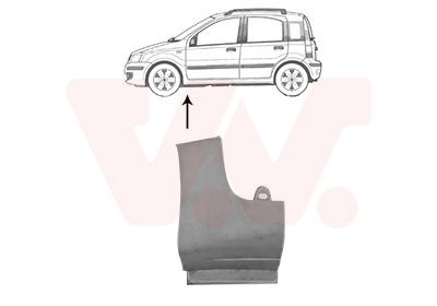VAN WEZEL Hjulskjerm 1709155 VAN WEZEL 1709155 Hjulskjerm
