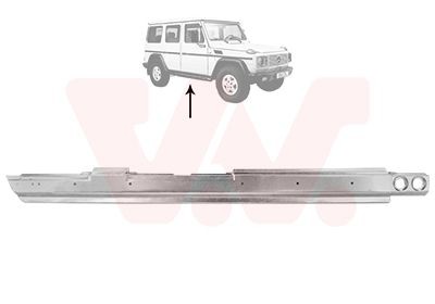 VAN WEZEL Tröskelplåt 3098104 VAN WEZEL 3098104 tröskelplåt Mercedes W460 pris