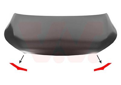 VAN WEZEL Motorkap 3722660 Opel REKORD Motorkap VAN WEZEL 3722660