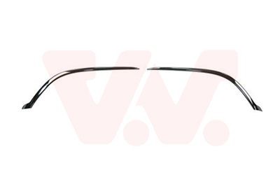 VAN WEZEL Sier- / beschermingspaneelset, bumper 4317580 VAN WEZEL 4317580 Plaat bumper Renault Scénic IV aan een voordelige prijs