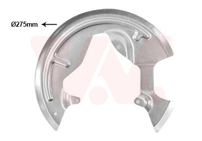 VAN WEZEL Bremseskjold 4331372 VAN WEZEL 4331372 Skvettbord Renault Twingo 3 pris