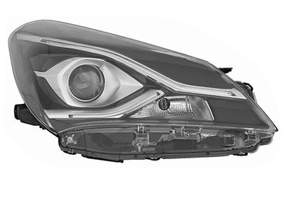 VAN WEZEL Farol principal 5344968 VAN WEZEL 5344968 Farol principal Toyota Yaris xp13 a um preço acessível