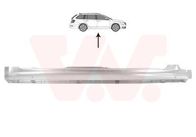 VAN WEZEL Fjæringsmontering 7624104 VAN WEZEL 7624104 Stigbrett Skoda Roomster Praktik pris