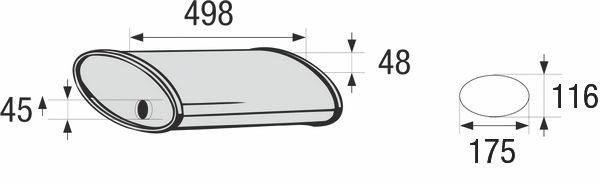 BOSAL Keskiäänenvaimennin, yleismalli 248-063 248-063 BOSAL Sport-pakoputkisto MERCEDES-BENZ GLA