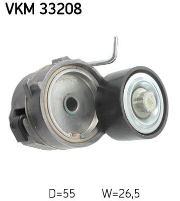 Rolo tensor, correia trapezoidal estriada SKF VKM 33208 SKF VKM 33208 Polia de retorno correia trapezoidal estriada CITROËN BERLINGO 2023