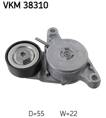 SKF Strammehjul, kilerem VKM 38310 SKF VKM38310 Mini Paceman R61 Remstrammerhjul pris